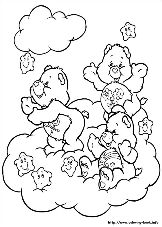 The Care Bears coloring picture